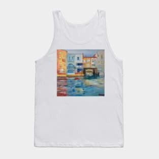 Houses on the canals in Empuriabrava Tank Top